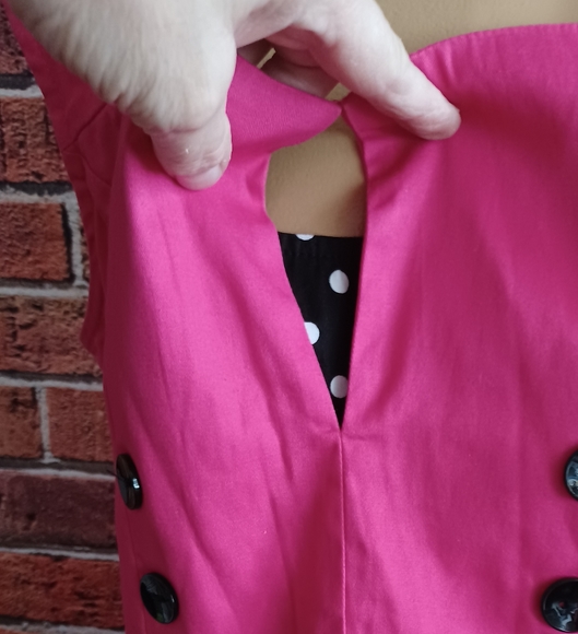 PINK PIN UP DRESS - Picture 4 of 12